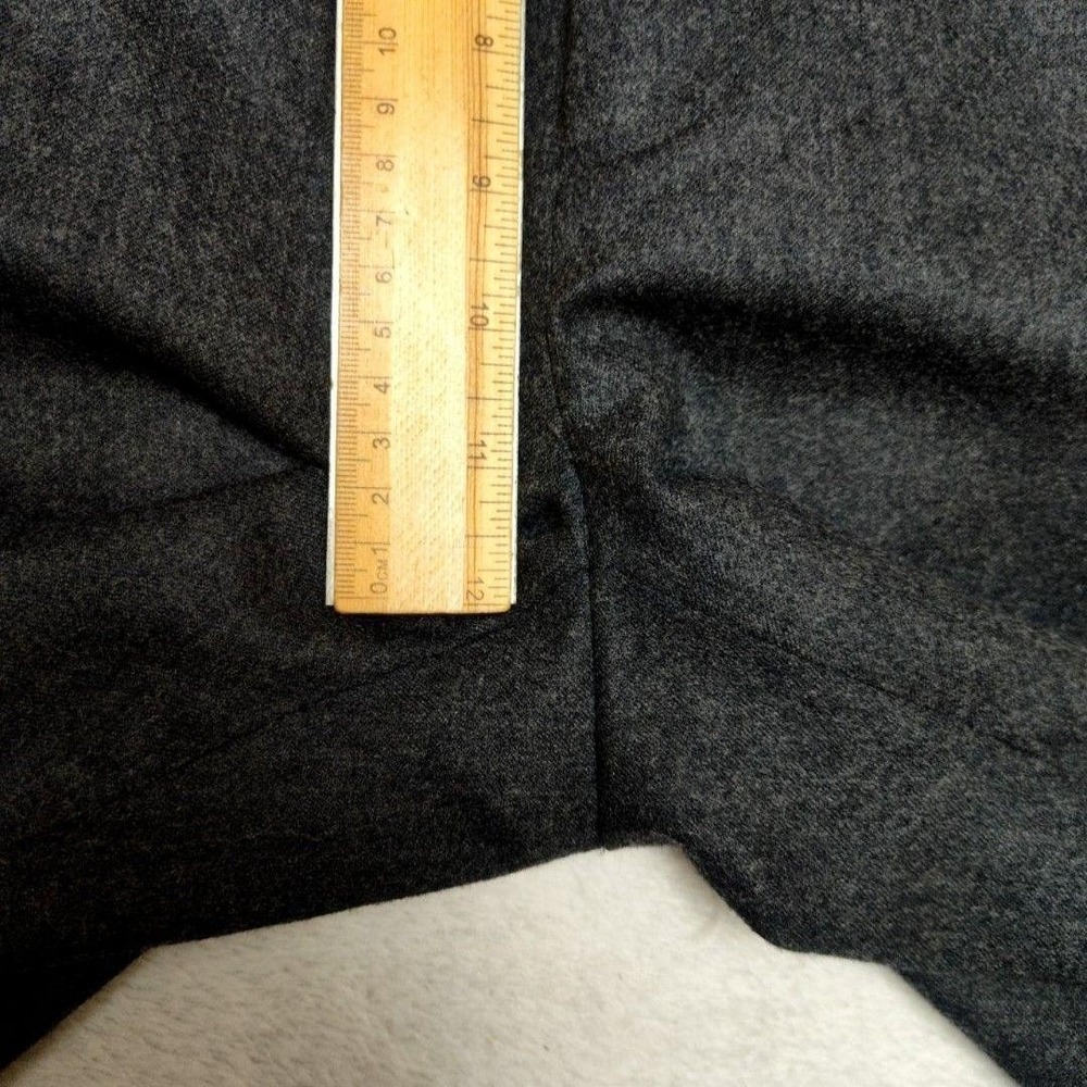Caruso Pants Mens 36x29 Gray Wool Flannel Flat Front Superfine 120s Italy Suit - Picture 15 of 15